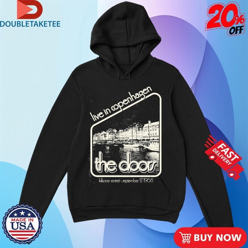 The Doors Live In Copenhagen Falkoner Centret 1968 Shirts