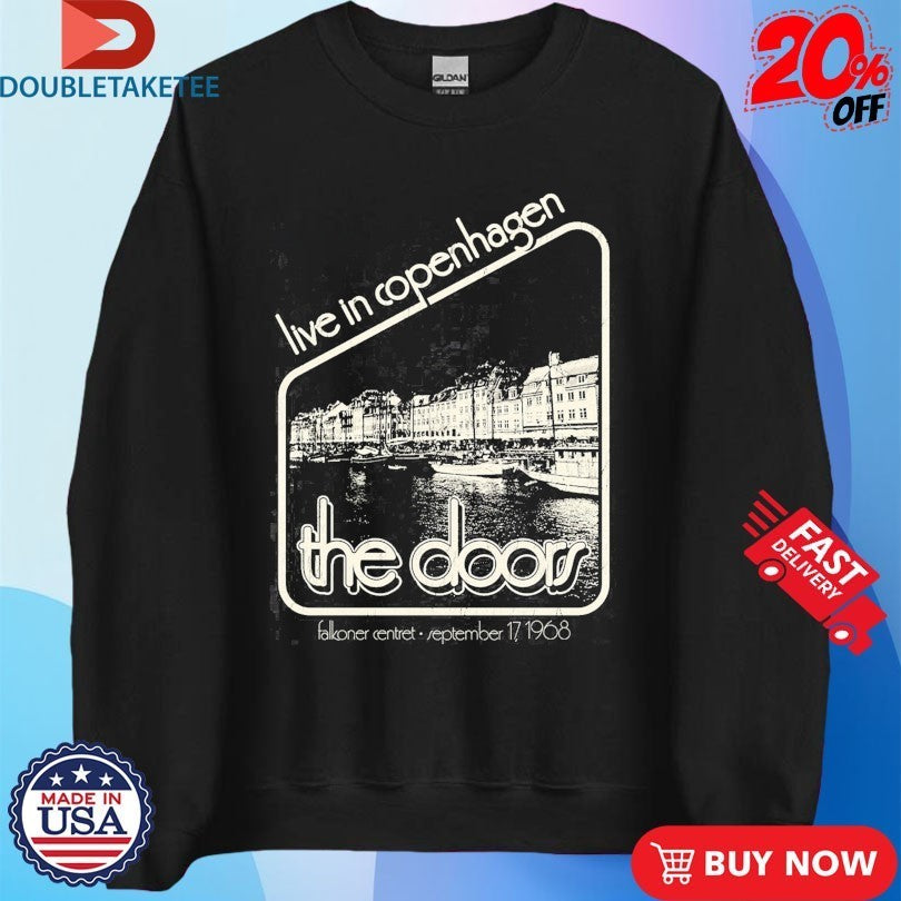 The Doors Live In Copenhagen Falkoner Centret 1968 Shirts