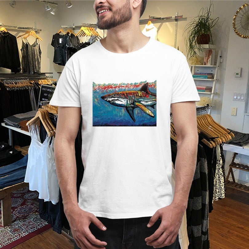 The Elovaters Great Shark T-shirts