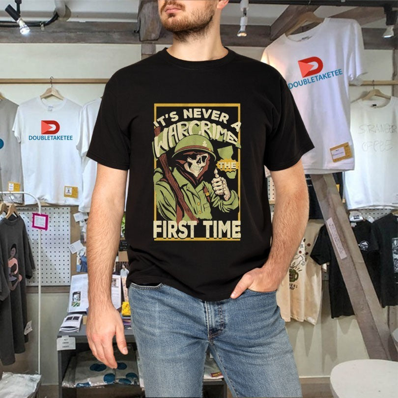 The Fat Electrician It’s Never A War Crime The First Time Skeleton Shirts