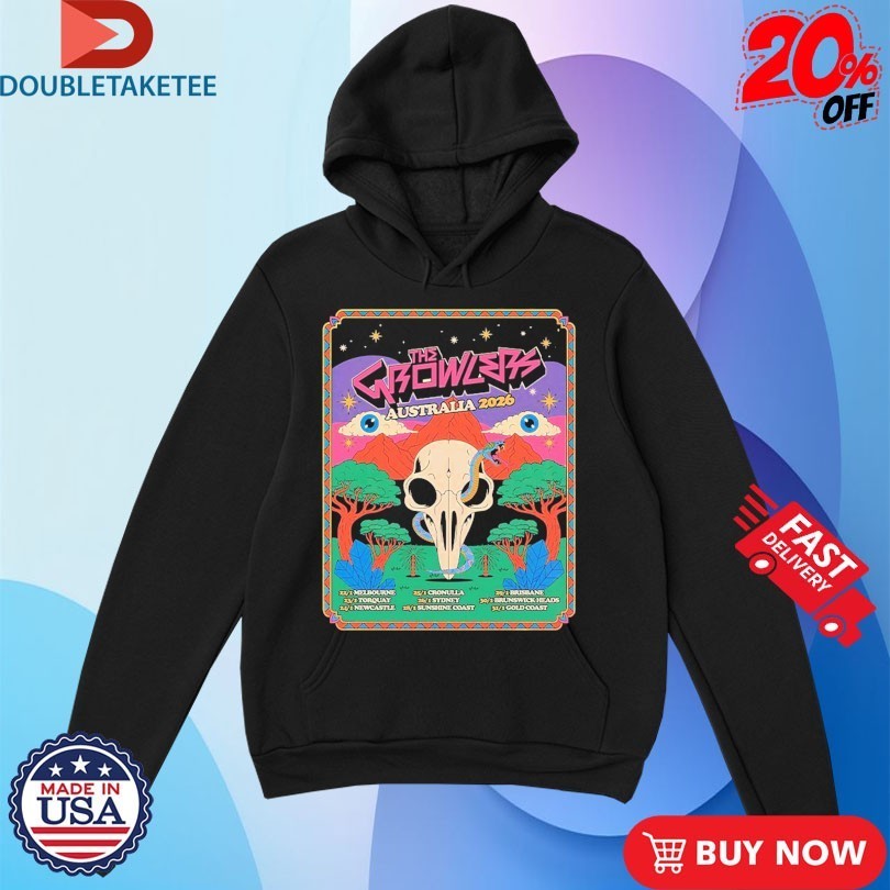 The Growlers Australia 2026 Tour Eyes Snake Skull Shirts