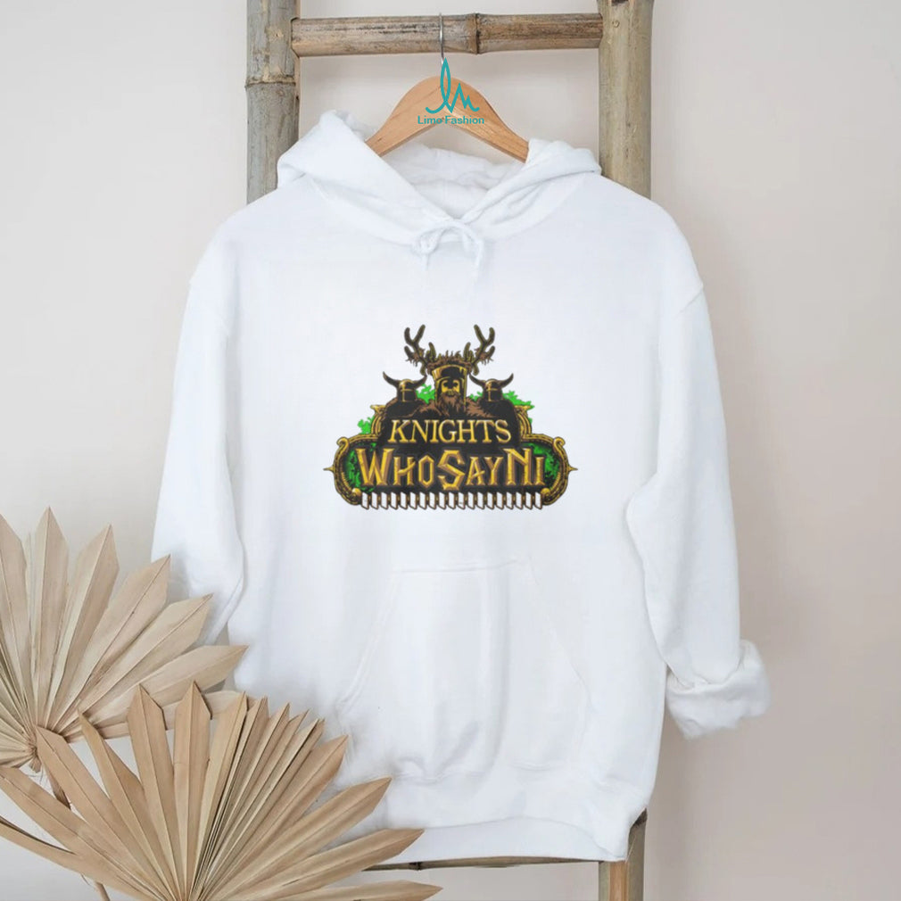 The Knights Who Say Ni Monty Python Grail Legend Graphic T Shirt