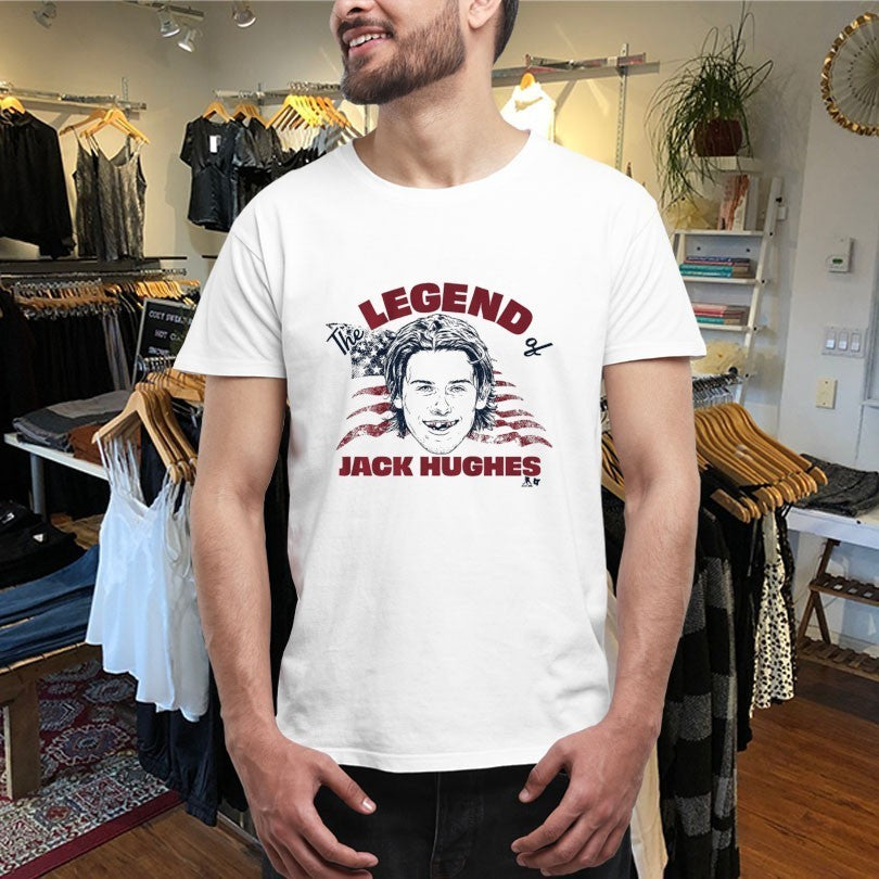 The Legend Of Jack Hughes USA Hockey Team Shirts