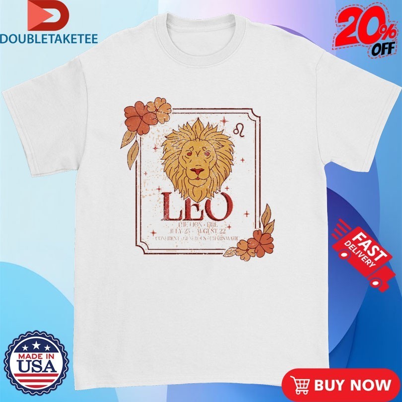 The Lion Fire Leo Tarot Card Shirts