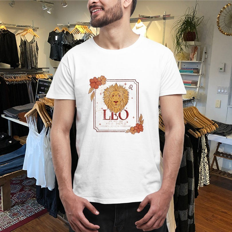 The Lion Fire Leo Tarot Card Shirts