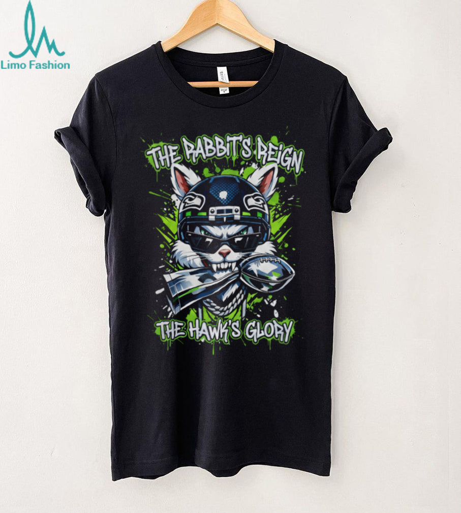 The Rabbit’s Reign The Hawk’s Glory Seattle Football Graphic Art
