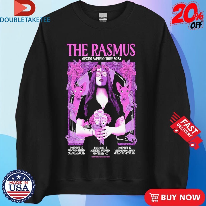 The Rasmus Mexico Weirdo Tour 2025 Shirts