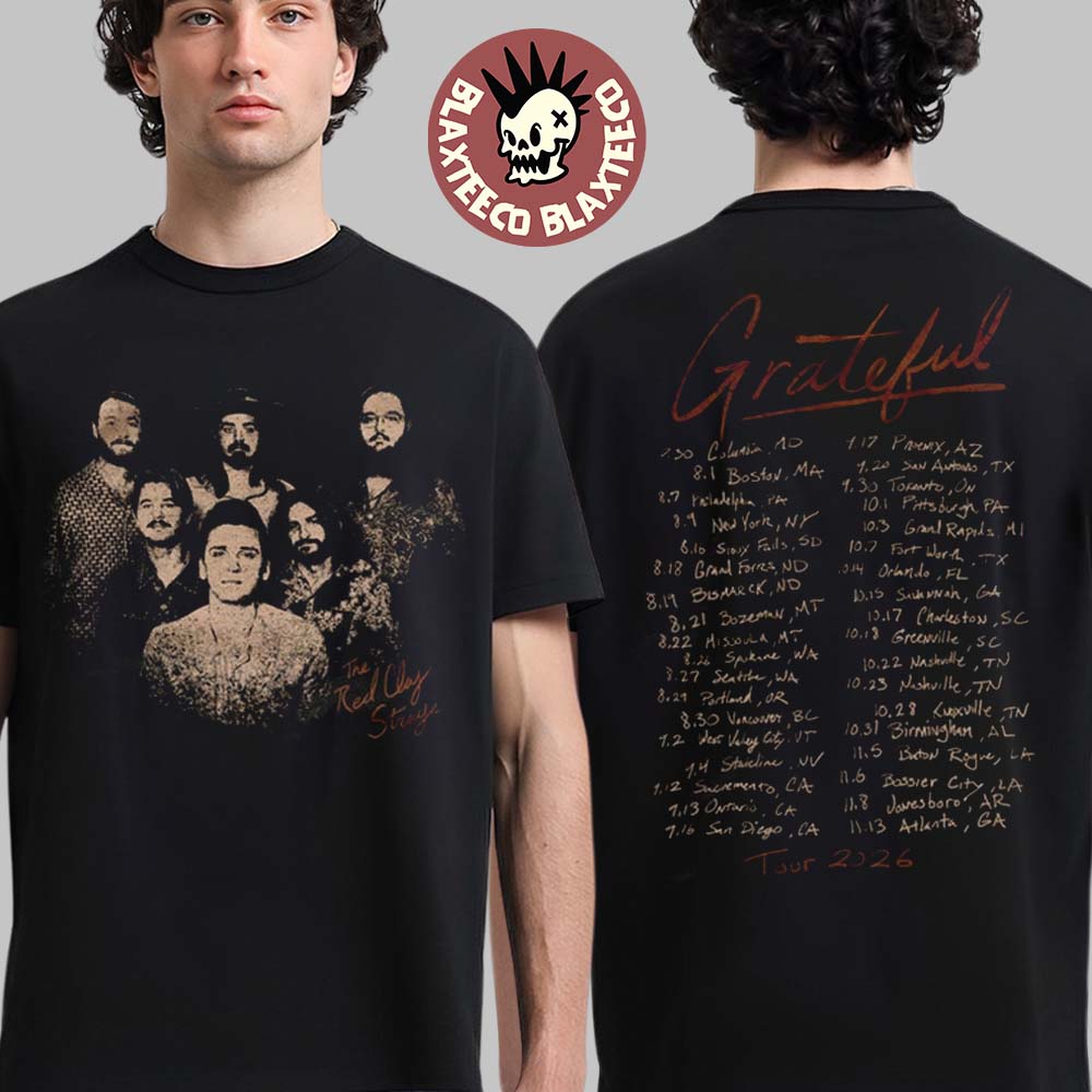 The Red Clay Strays Grateful Tour 2026 Photo T-Shirt