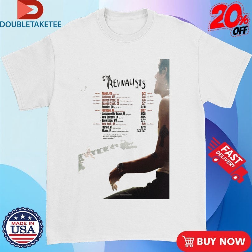 The Revivalists Tour 2026 Dates Shirts