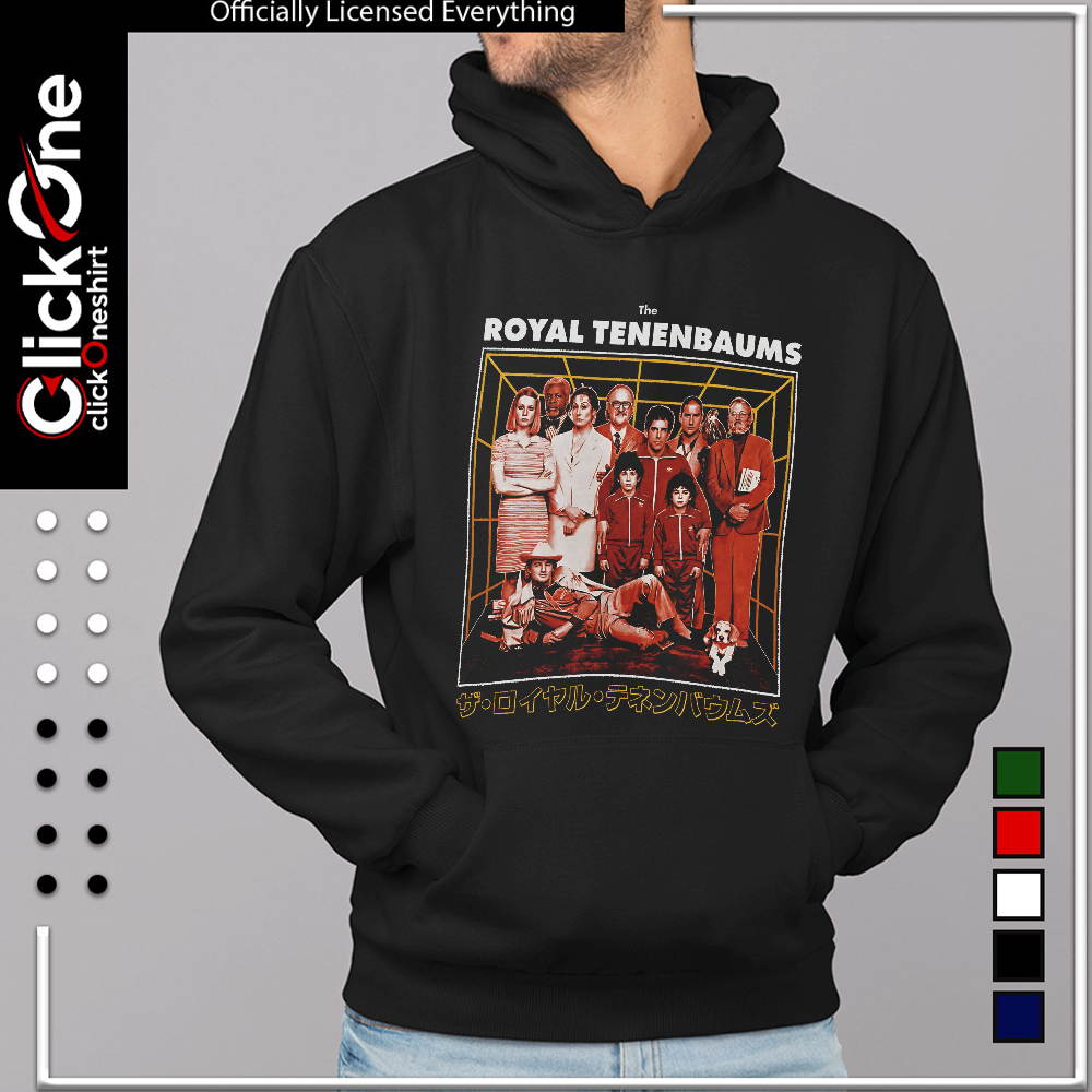 The Royal Tenenbaums Wes Anderson Movie Characters Cast Ensemble shirt