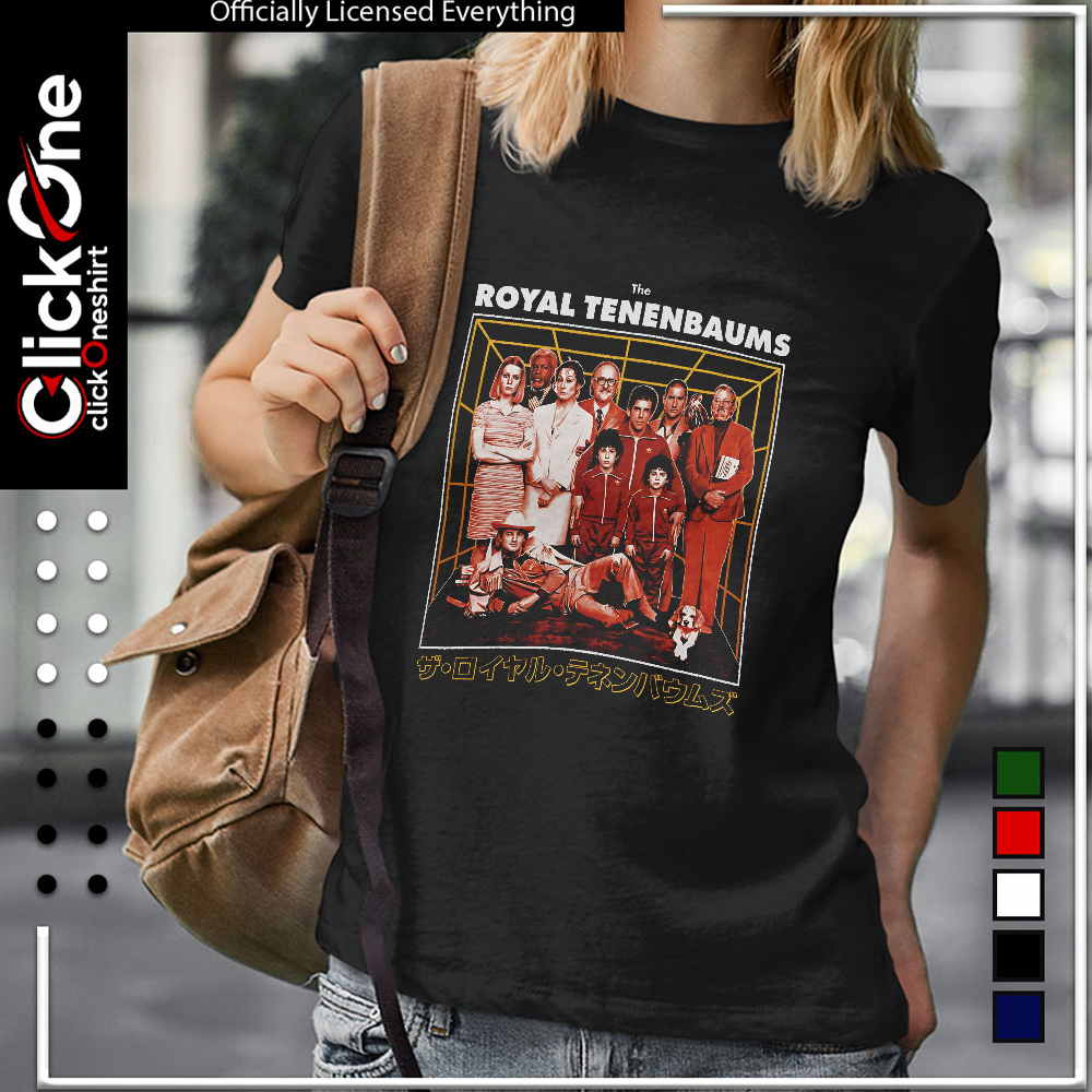 The Royal Tenenbaums Wes Anderson Movie Characters Cast Ensemble shirt