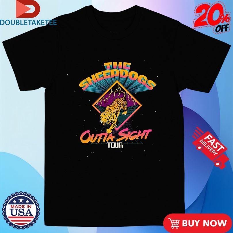 The Sheepdogs Outta Sight Tour Tiger Shirts