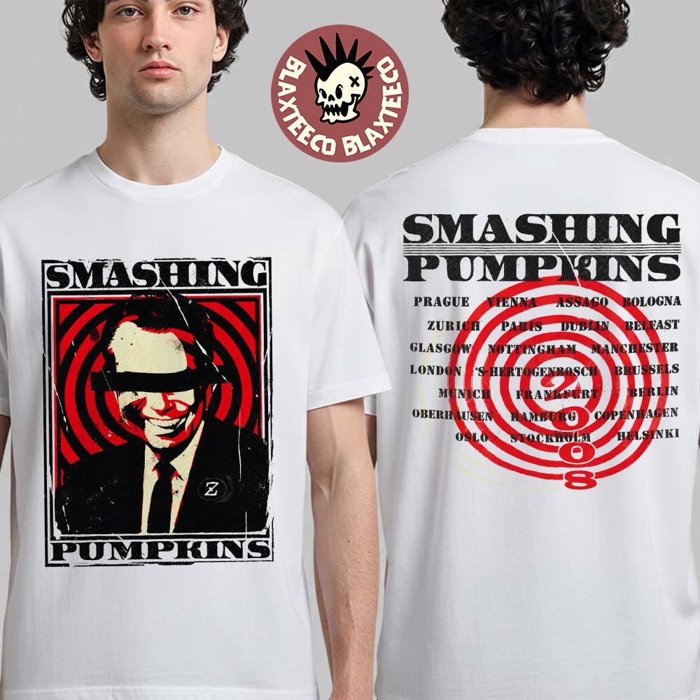 The Smashing Pumkins 2026 Tour Up Shop Exclusive Merch Bullseye T-Shirt
