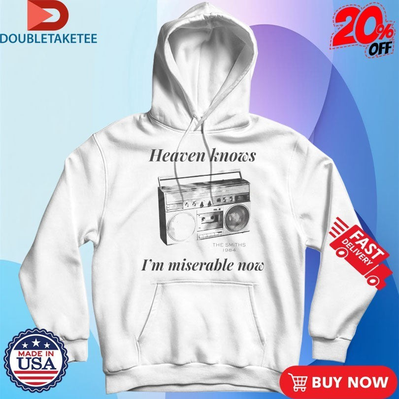 The Smiths Heaven Knows I’m Miserable Now 1984 Boombox Shirts