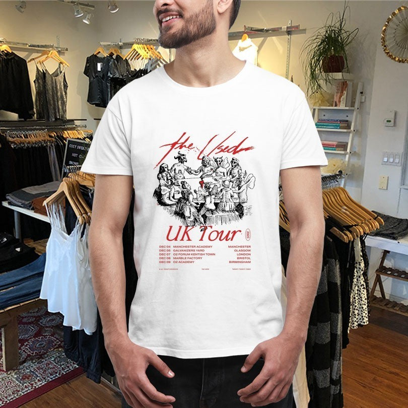 The Used 2023 UK Tour Dates Shirts
