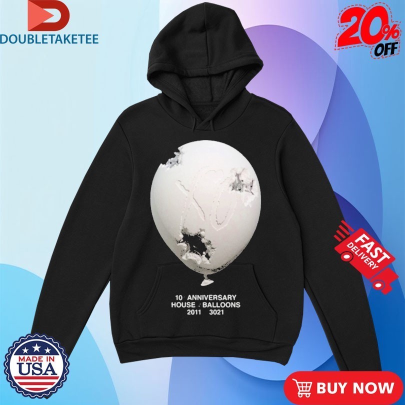 The Weeknd X Daniel Arsham House Of Balloons 10 Year Shirts