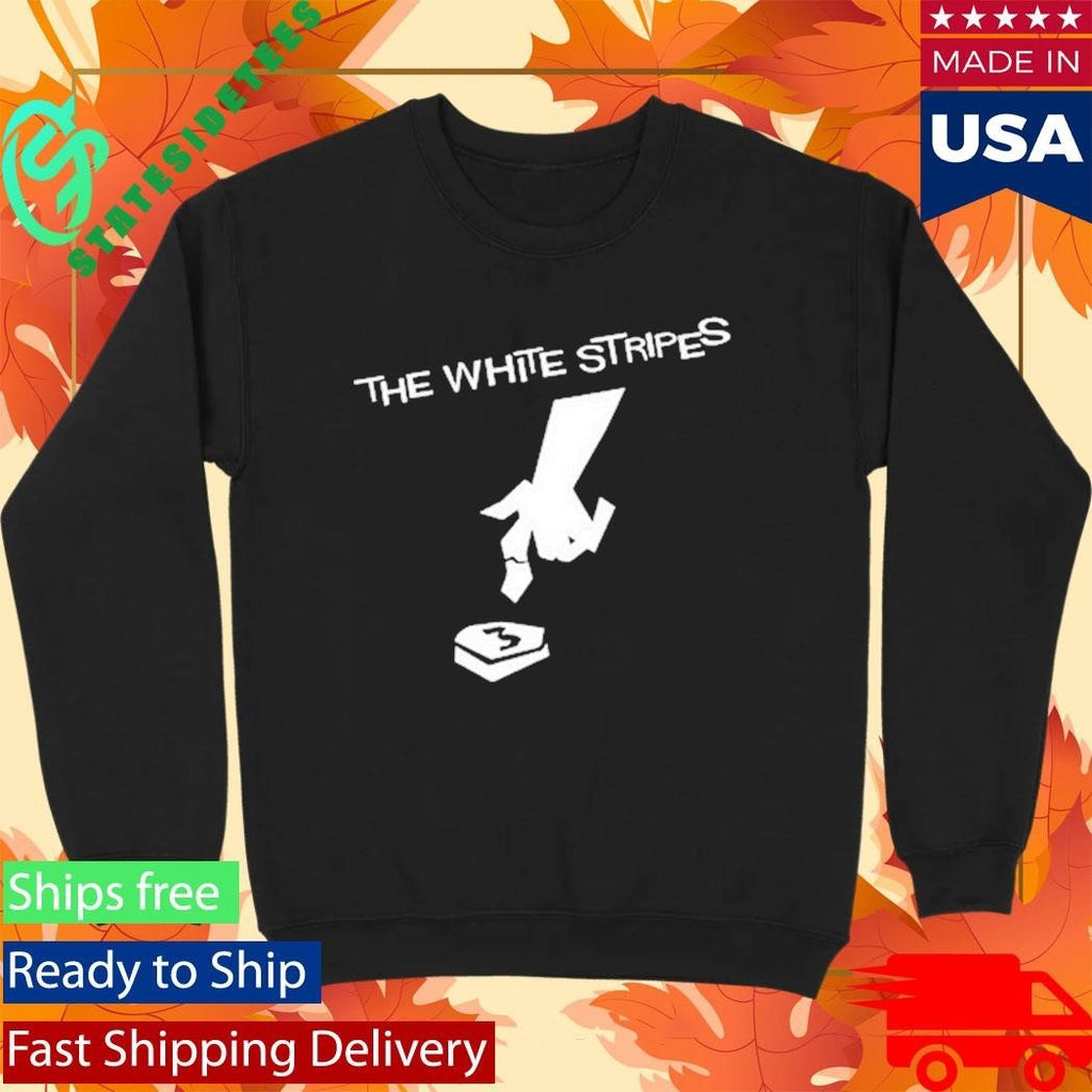 The White Stripes Hardest Button to Button Shirt