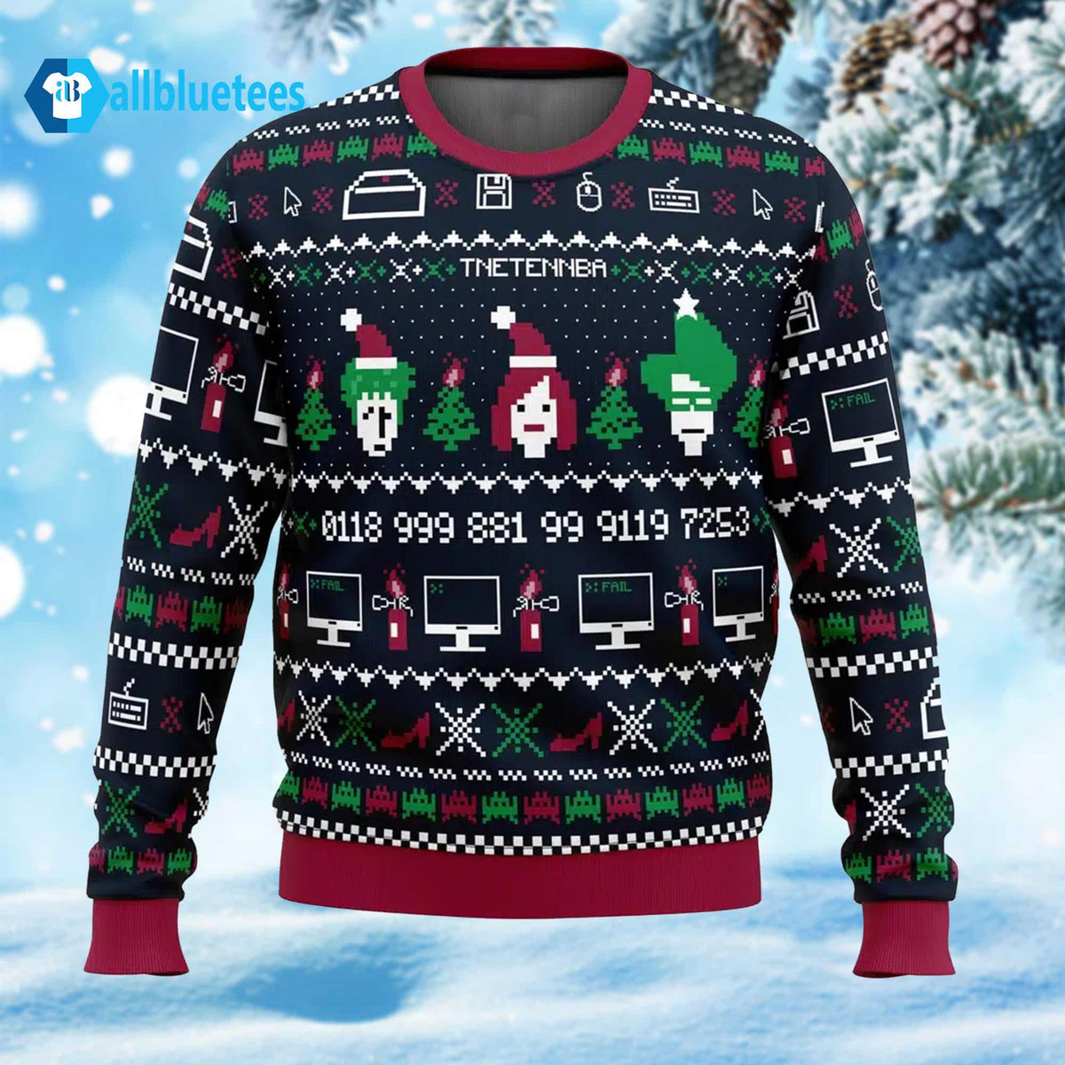 The X-Mas Crowd IT Crowd Ugly Christmas Sweater