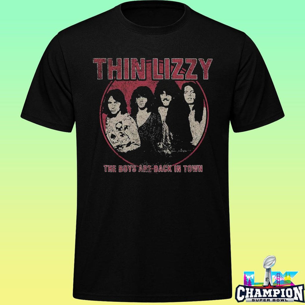 Thin Lizzy The Boys Are Back In Town Vintage Shirt