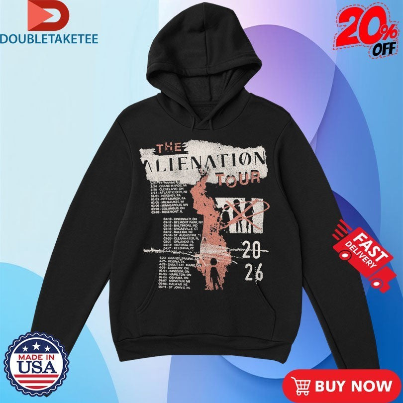Three Days Grace 2026 The Alienation Tour Dates Shirts