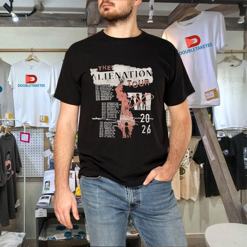 Three Days Grace 2026 The Alienation Tour Dates Shirts