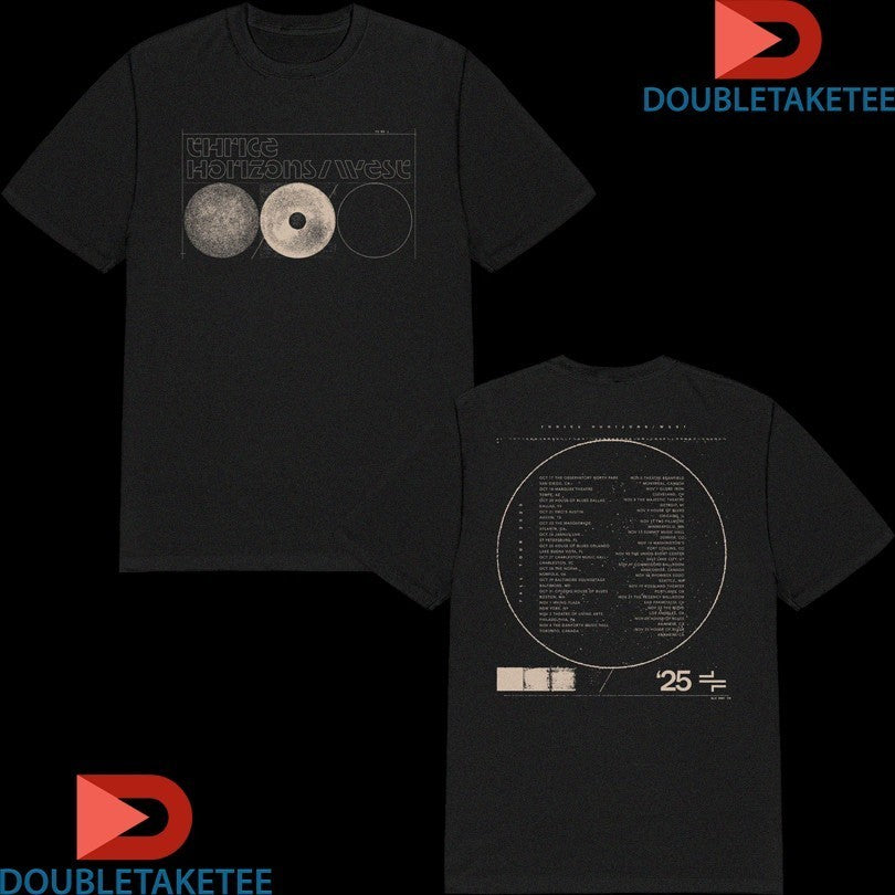 Thrice Horizons West Fall Tour 2025 Dates Shirts