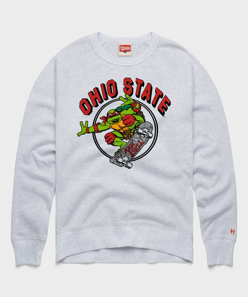 TMNT Raphael x Ohio State Kick Shell Crewneck