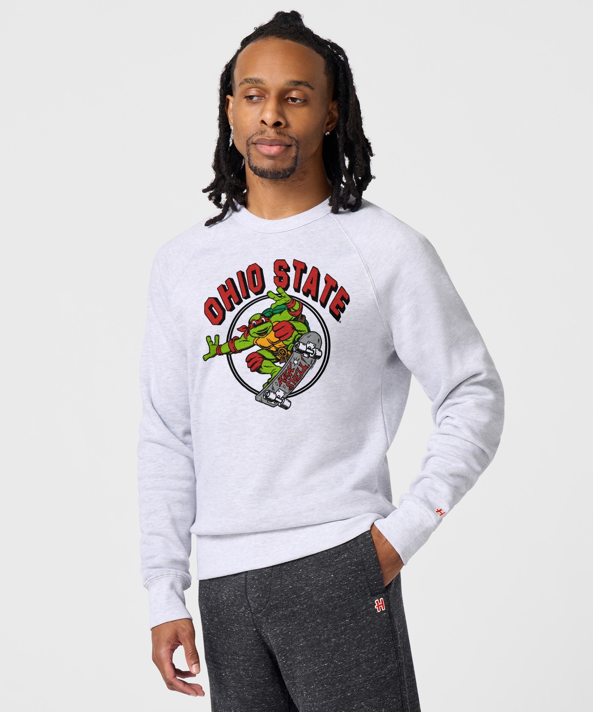 TMNT Raphael x Ohio State Kick Shell Crewneck