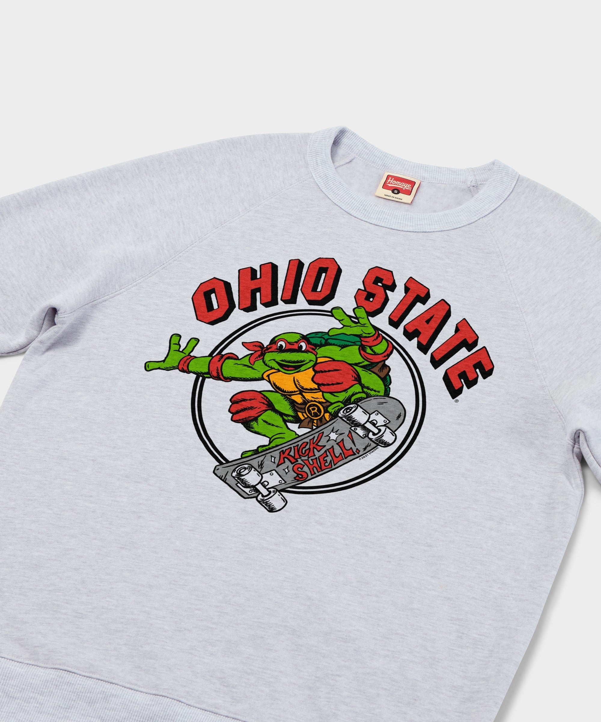 TMNT Raphael x Ohio State Kick Shell Crewneck