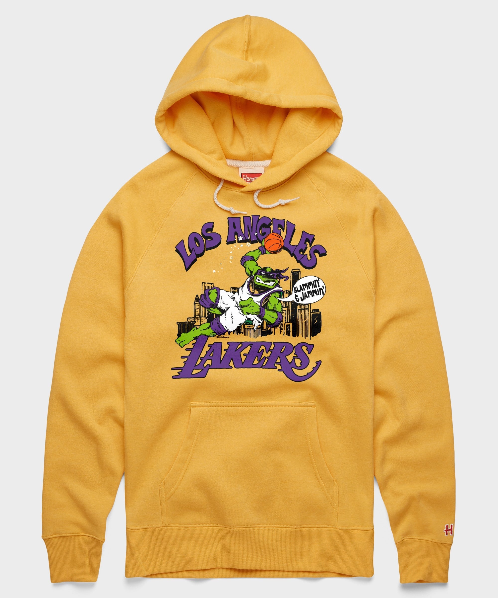 TMNT X LA Lakers Slammin' And Jammin' Hoodie