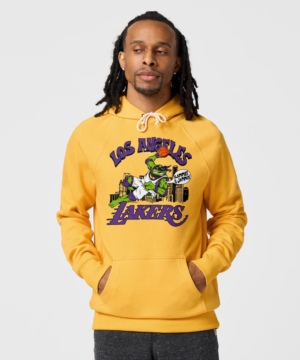 TMNT X LA Lakers Slammin' And Jammin' Hoodie