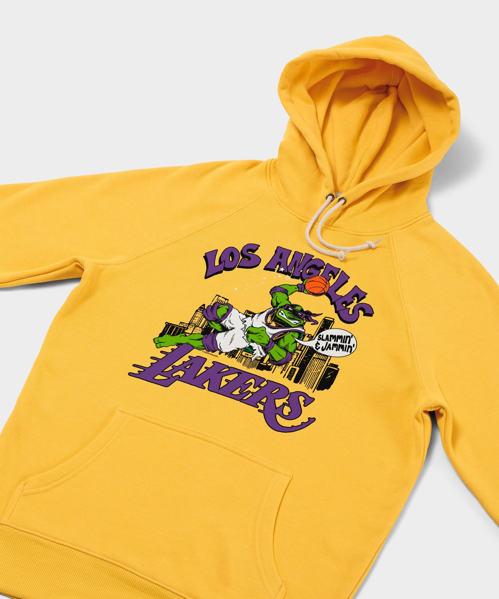 TMNT X LA Lakers Slammin' And Jammin' Hoodie