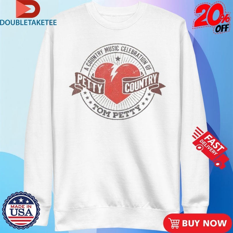 Tom Petty A Country Music Celebration Petty Country Heart Shirts