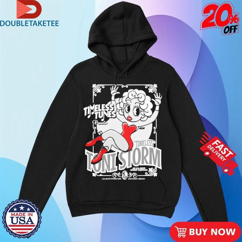 Toni Storm Timeless Tunes AEW Shirts