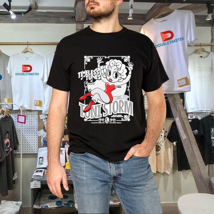 Toni Storm Timeless Tunes AEW Shirts