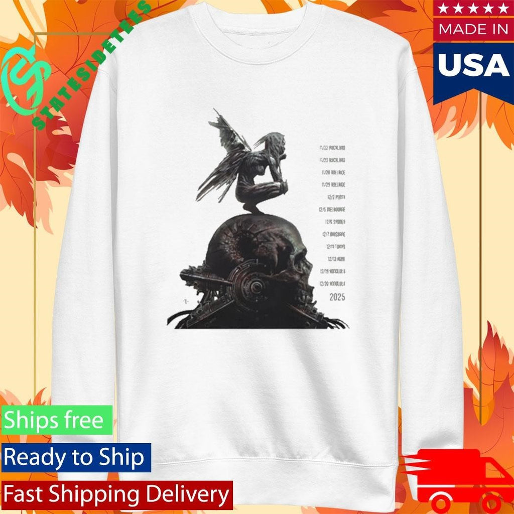 Tool Adi 2025 Pacific Rim Tour Shirt