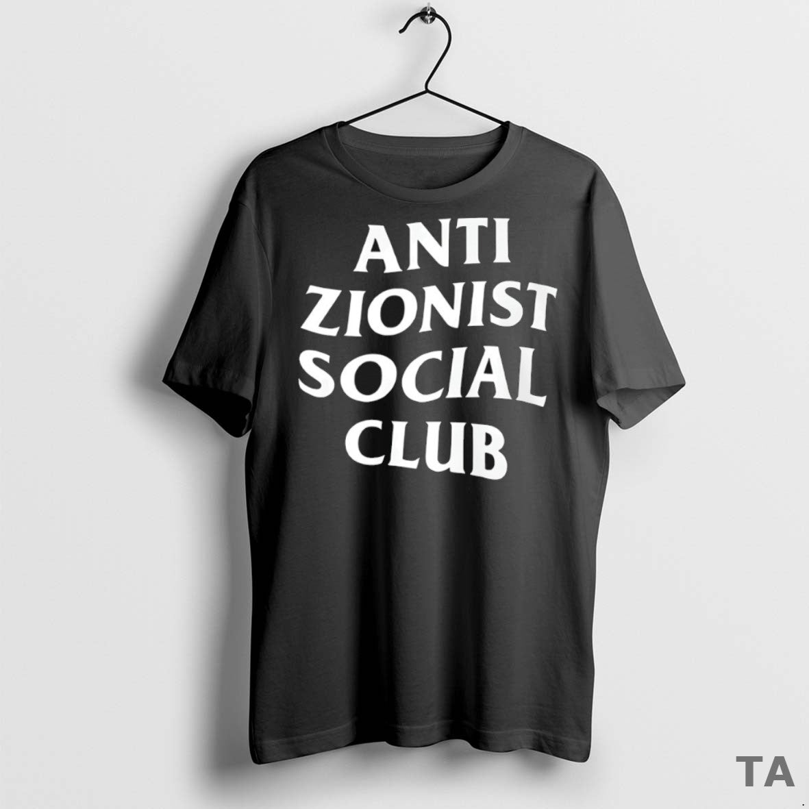Top Anti Zionist Social Club T Shirt Sweater