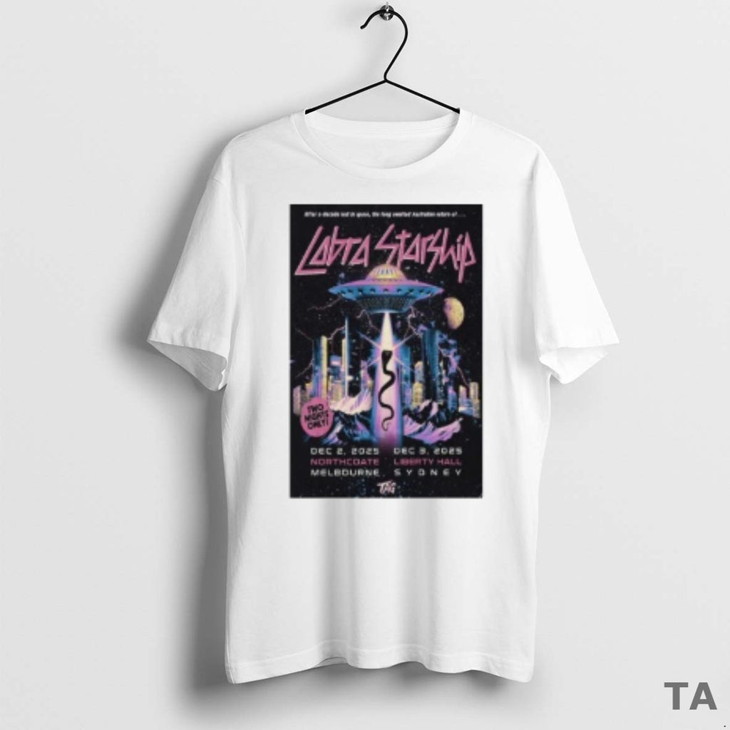 Top Cobra Starship Dec 3 2025 Liberty Hall Sydney Australia T Shirt Sweater