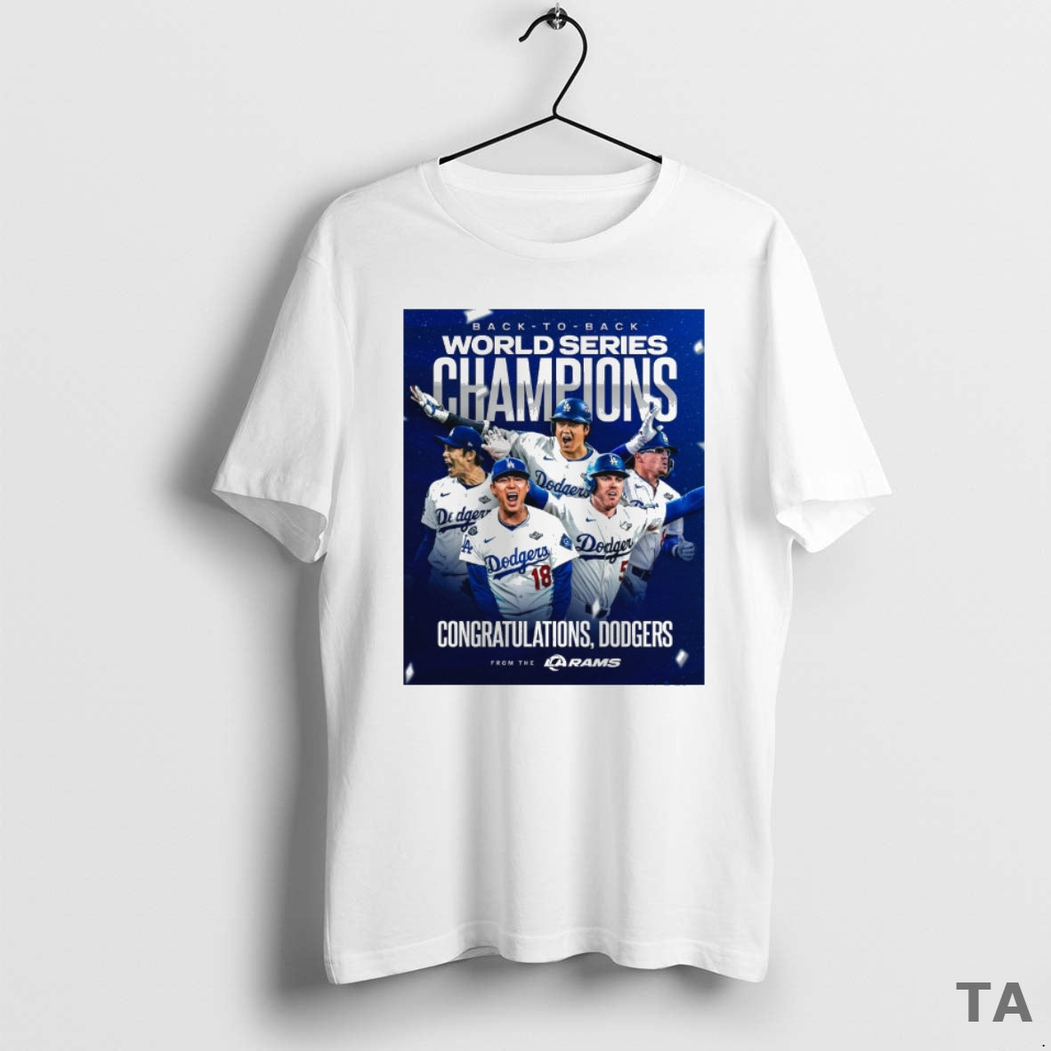 Top Congratulations Los Angeles Dodgers Back To Back World Series Champions 2025 From The La T-Shirts, Hoodie, Sweatshirt