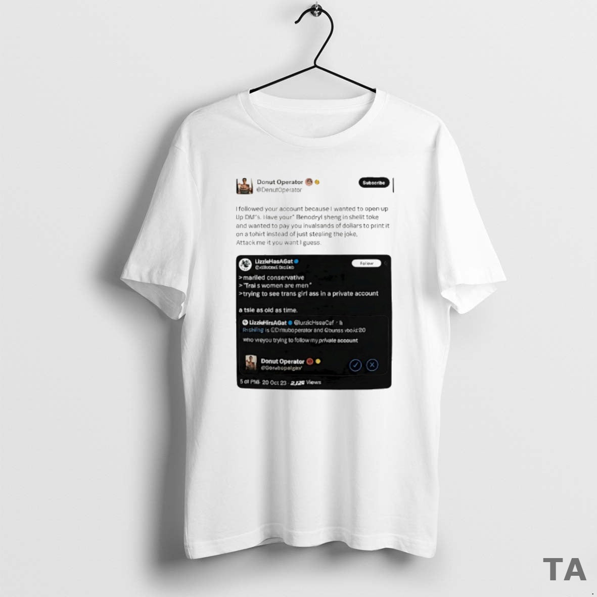 Top Donut Operator I Followed Your Account Because I Wanted Open Up Up Dms T-Shirts, Hoodie, Sweatshirt
