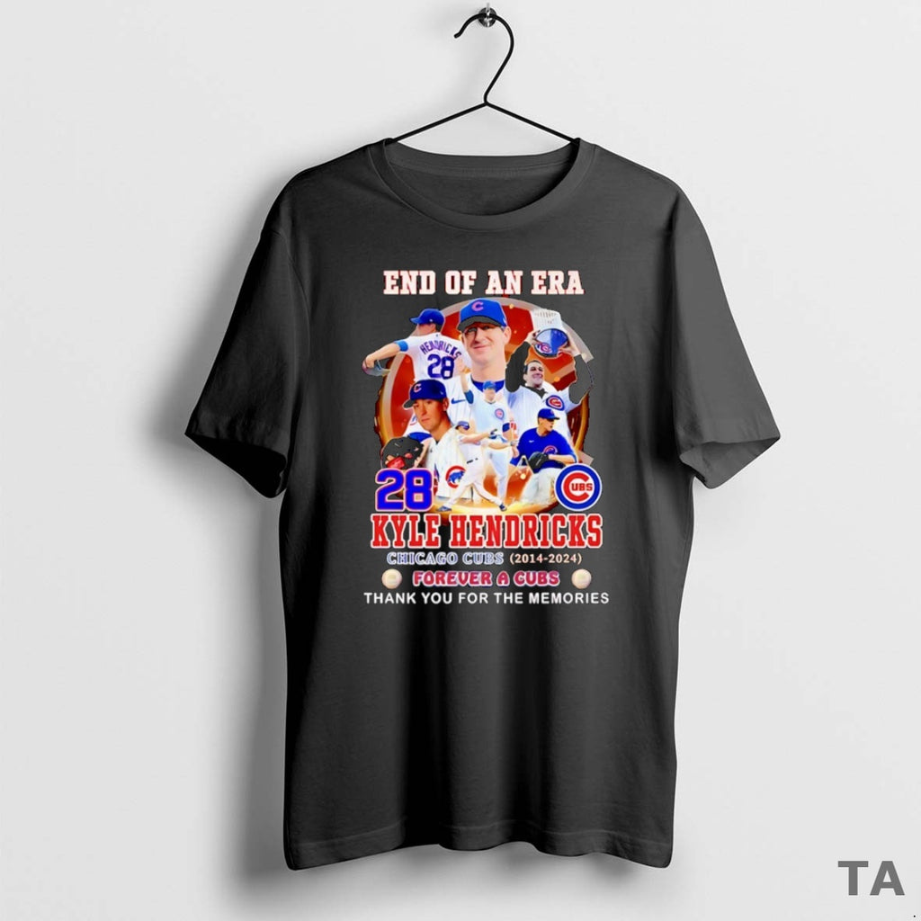 Top End Of An Era Kyle Hendricks Chicago Cubs 2025 Thank You For The Memories T-Shirts, Hoodie, Sweatshirt | InkNestWear.com
