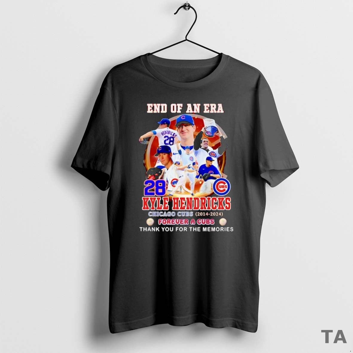 Top End Of An Era Kyle Hendricks Chicago Cubs 2025 Thank You For The Memories T-Shirts, Hoodie, Sweatshirt | InkNestWear.com