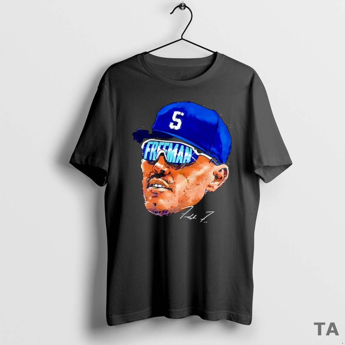 Top Freddie Freeman Big Face Los Angeles Dodgers Mlb Baseball World Series 2025 Signature T-Shirts, Hoodie, Sweatshirt