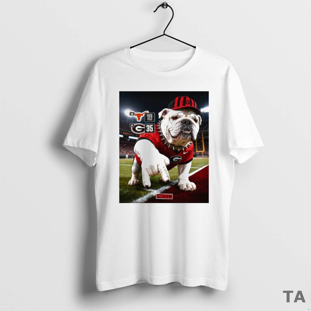 Top Georgia Bulldogs Take Down Texas Longhorns Final Score 35 10 November 15 2025 T-Shirts, Hoodie, Sweatshirt