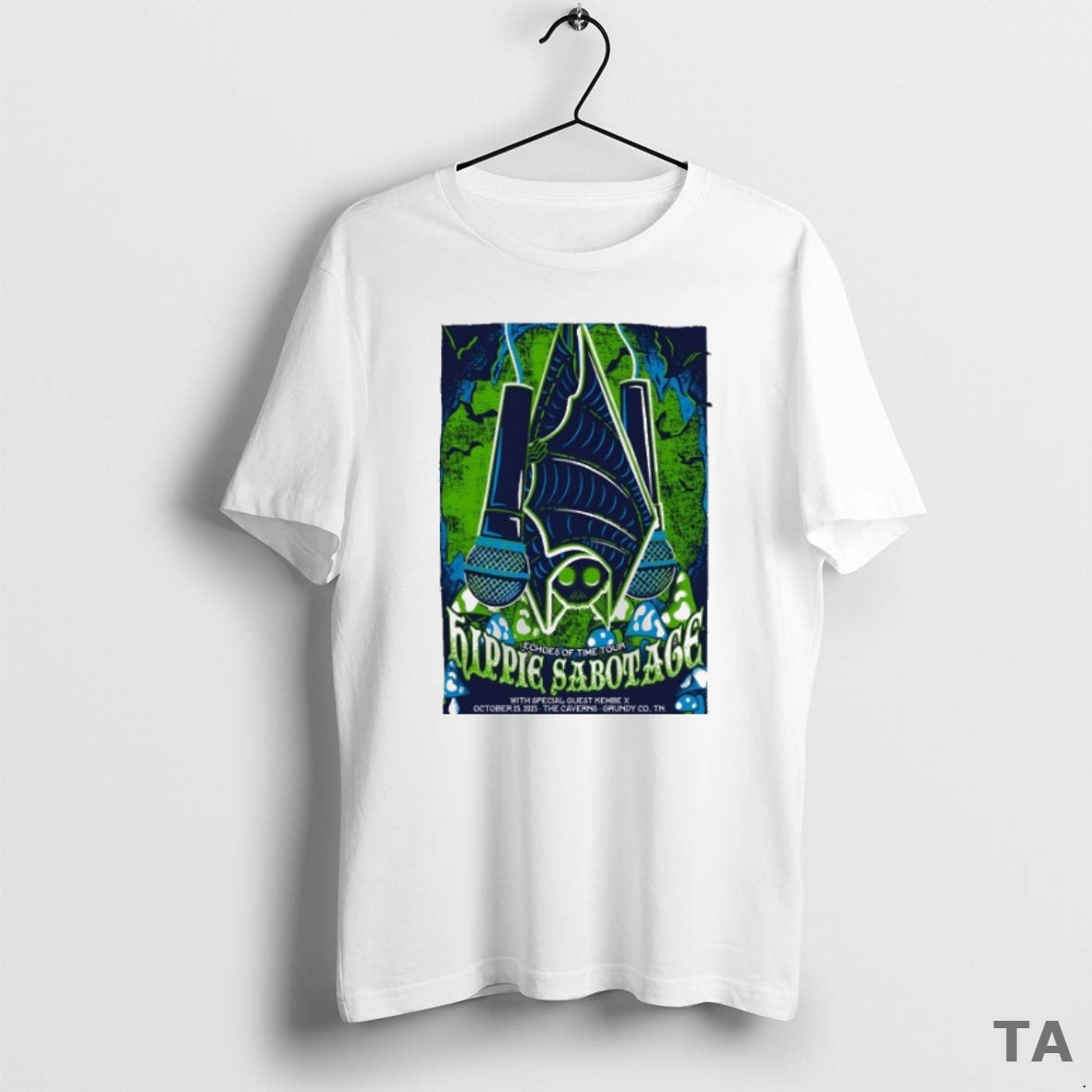 Top Hippie Sabotage Echoes Of Time Tour Oct 25 2025 Grundy Co Tn T-Shirts, Hoodie, Sweatshirt | InkNestWear.com