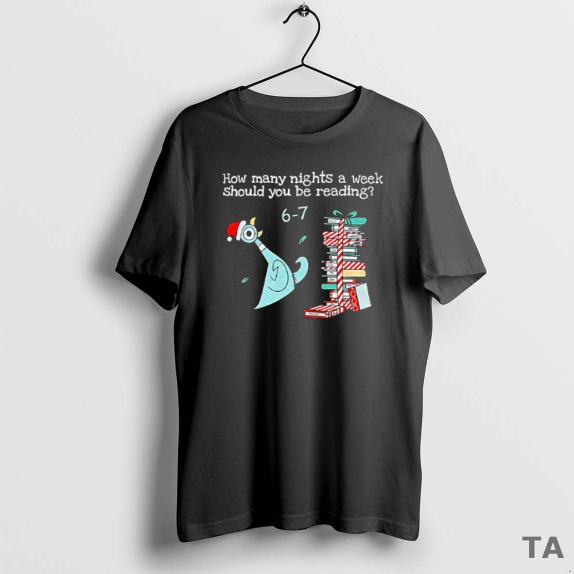 Top How Many Nights A Week Should You Be Reading 6 7 Pigeon Christmas T-Shirts, Hoodie, Sweatshirt | InkNestWear.com