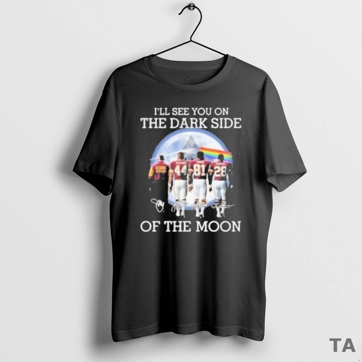 Top Ill See You On The Dark Side Of The Moon Washington Redskins Legends Signatures T-Shirts, Hoodie, Sweatshirt