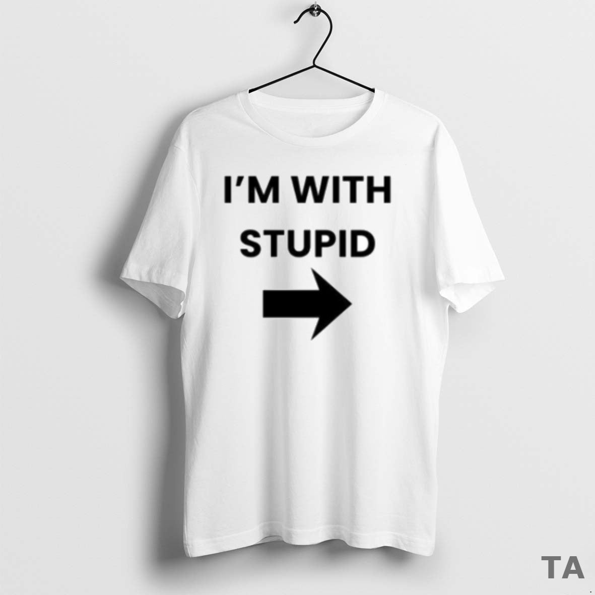 Top Im With Stupid Ornaments T Shirt Sweater