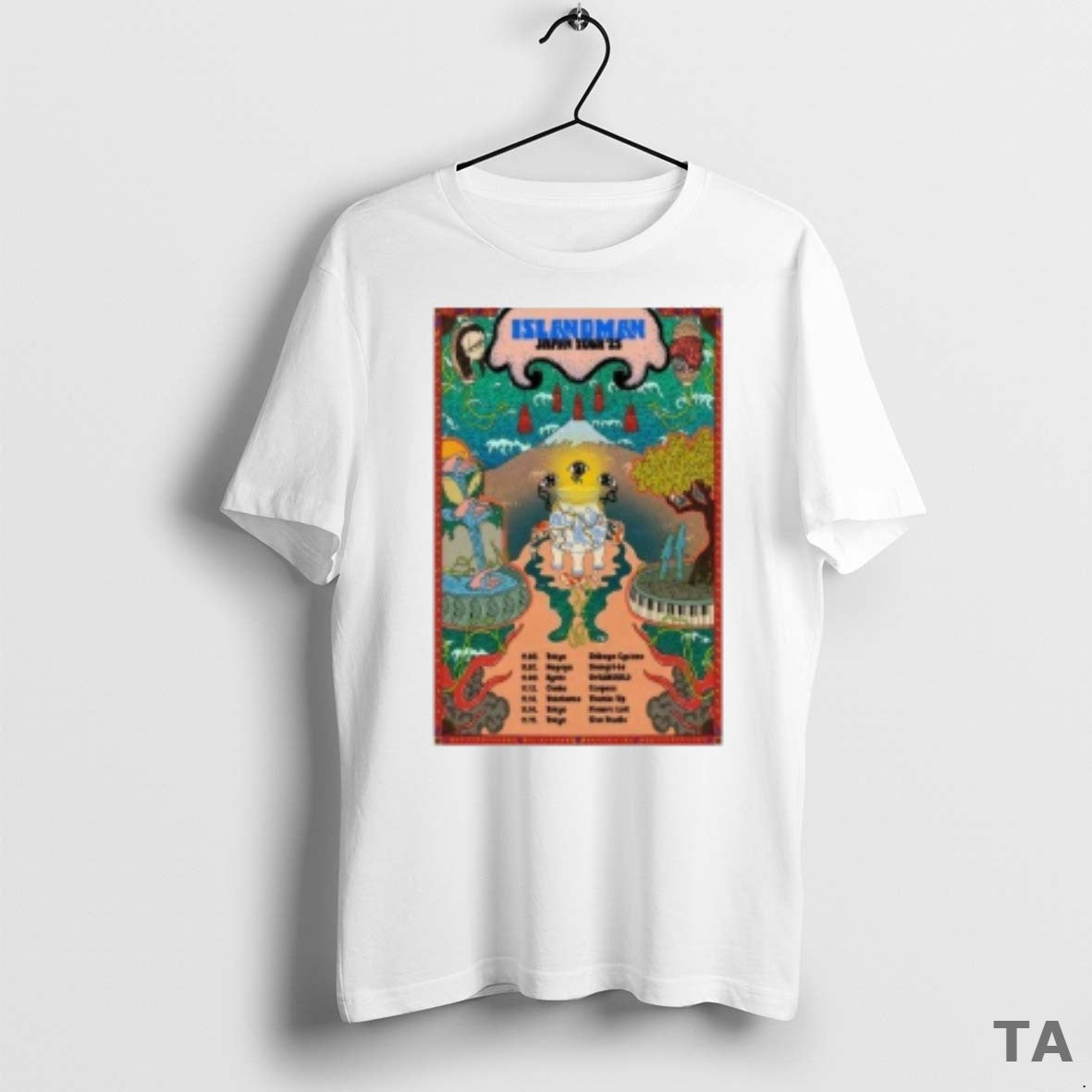 Top Islandman Japan Tour 2025 T Shirt Sweater