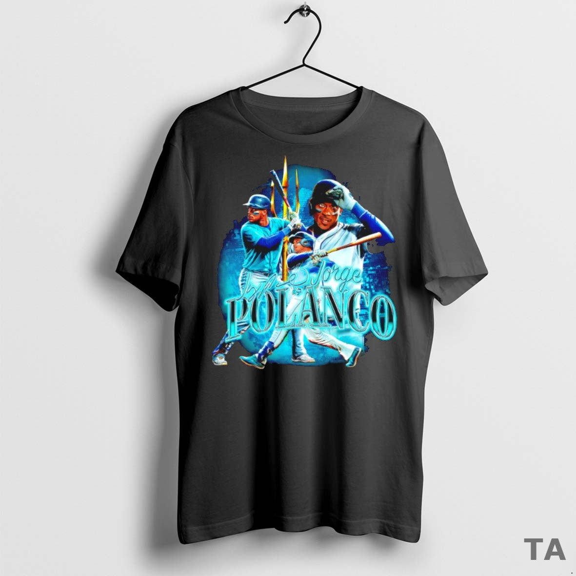Top Jorge Polanco Seattle Mariners Signature Graphic T Shirt Sweater